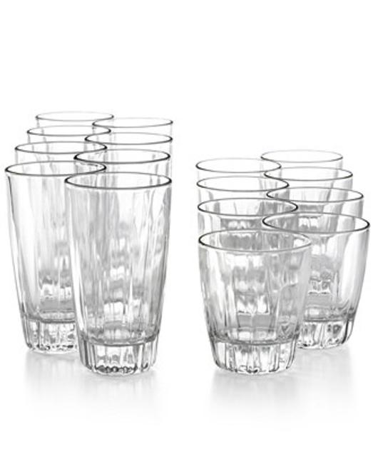 The Cellar Glassware, Georgia 16-Piece Set