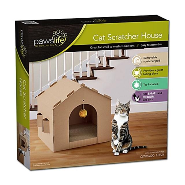 Pawslife cat cheap scratcher house