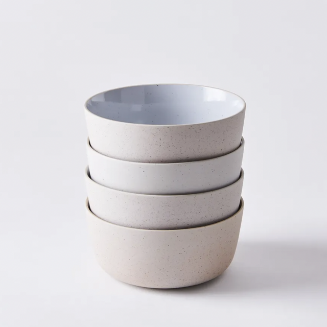 Sablo Ceramic Soup Bowl Set (Cloud)