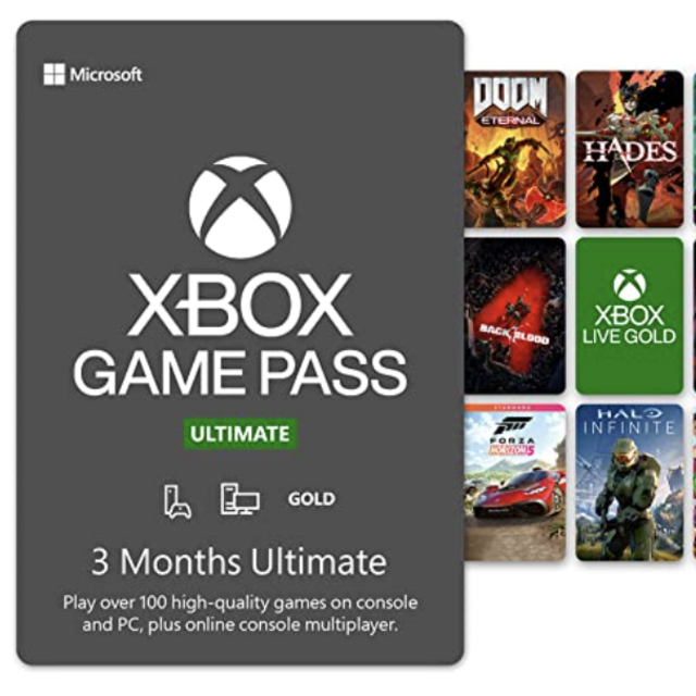 Xbox Game Pass Ultimate: 3 Month Membership [Digital Code]