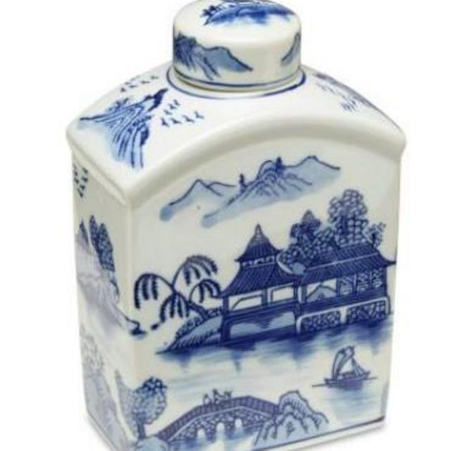 8" Odile Bottle, Blue/White | One Kings Lane Twitter