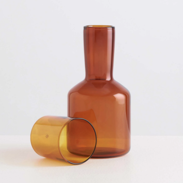 J'Ai Soif Carafe & Glass | Amber
