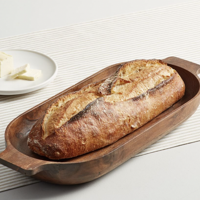 Chateau Acacia Wood Dough Bowl, Loaf