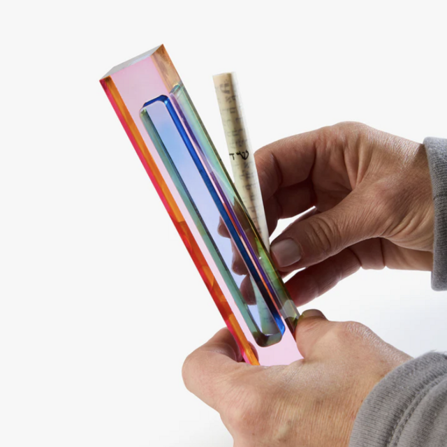 Apeloig Collection Multicolor Mezuzah