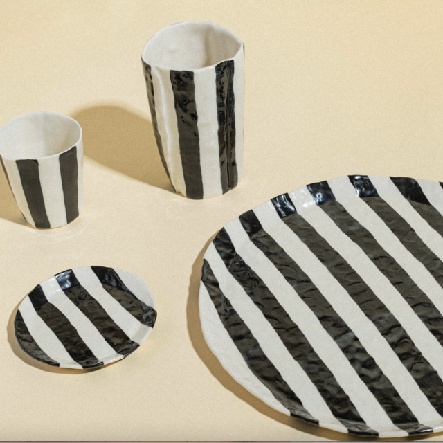 Isabel Halley Ceramics Stripe Set