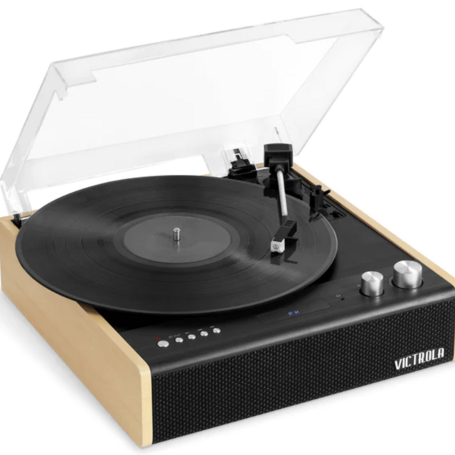 The Eastwood Record Player in Bamboo