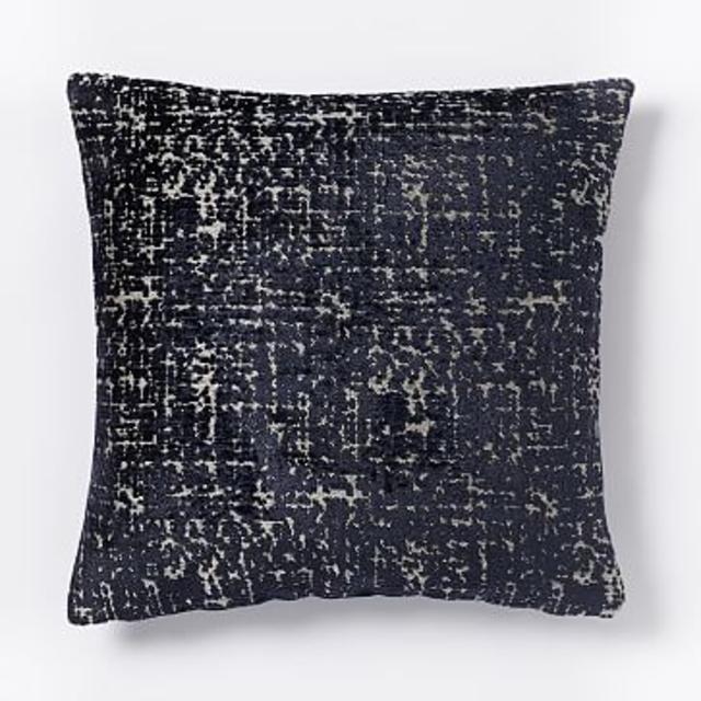 Jacquard Velvet Allover Textured Pillow Cover - Nightshade