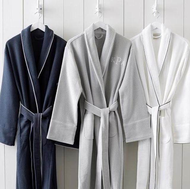 Hotel Piped Trim Robe