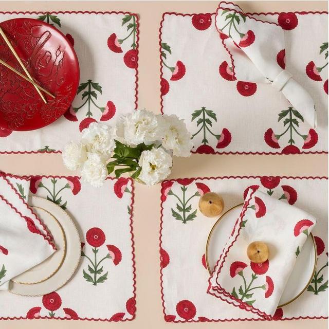 Matouk Schumacher Gisele Placemats, Set of 4d