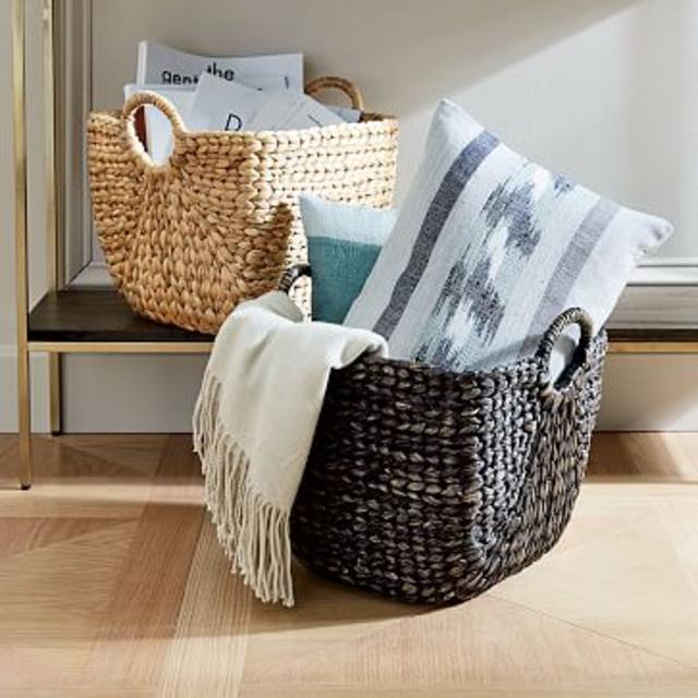 Large Curved Baskets - Black