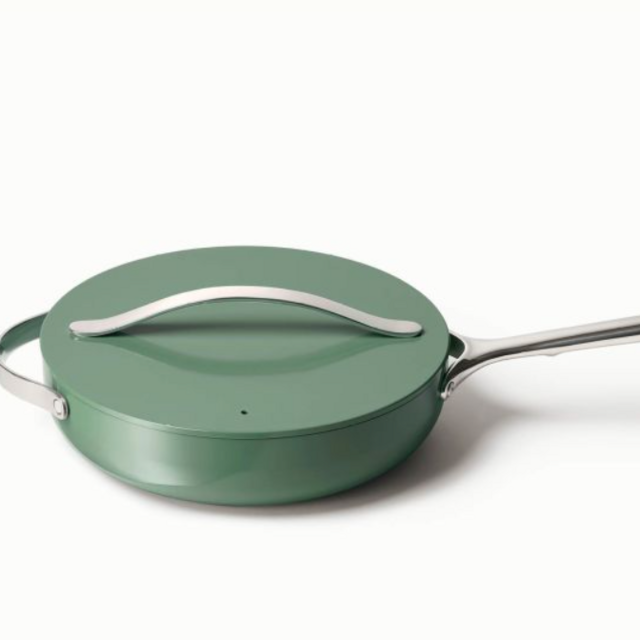 Caraway Non-Stick Ceramic 4.5 Quart Sauté Pan (Sage)