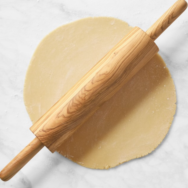 Williams Sonoma Barrel Olivewood Rolling Pin