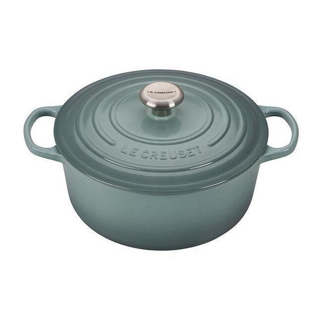 Le Creuset 5.5qt Round Dutch Oven- Sea Salt