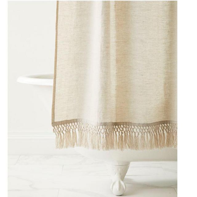 Healdsburg Shower Curtain in Flax