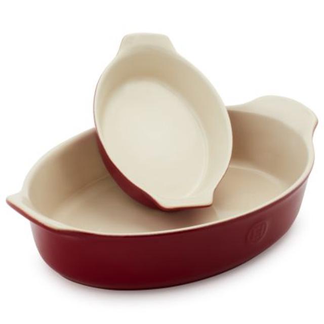 Emile Henry Modern Classics Oval Baker with Mini Baker