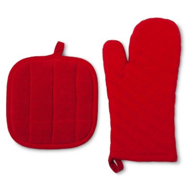 Product description page - (2Pk) Red Kitchen Textile Set - Room Essentials™