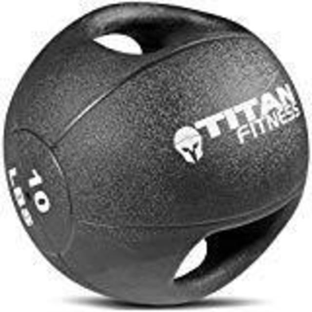 Goplus Dual Grip Medicine Ball for Fitness Weighted Balance Plyometric Training Muscle Build