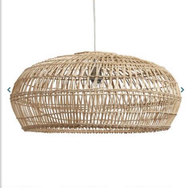 Bamboo Open Weave Orb Pendant Shade