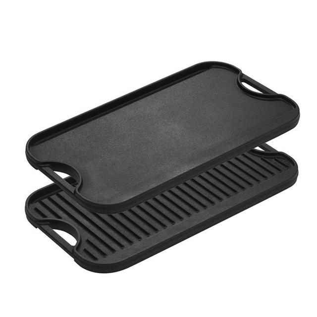 20 x 10.5 Inch Cast Iron Reversible Grill/Griddle