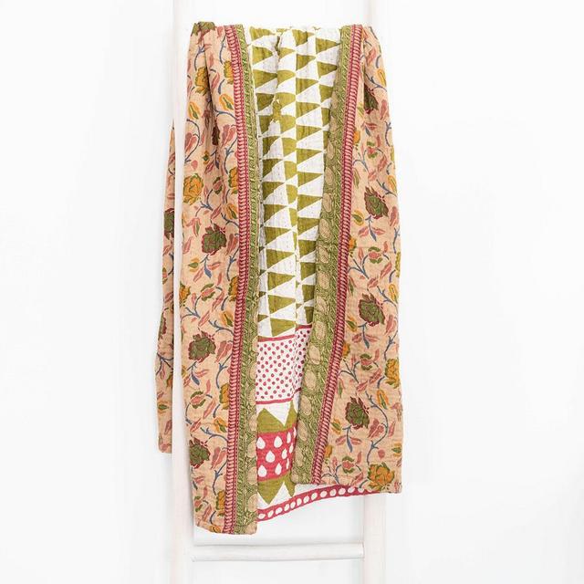 One-of-a-kind Kantha Quilt - KT2828