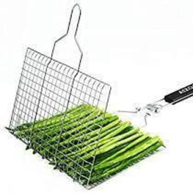Portable Stainless Steel Grilling Basket