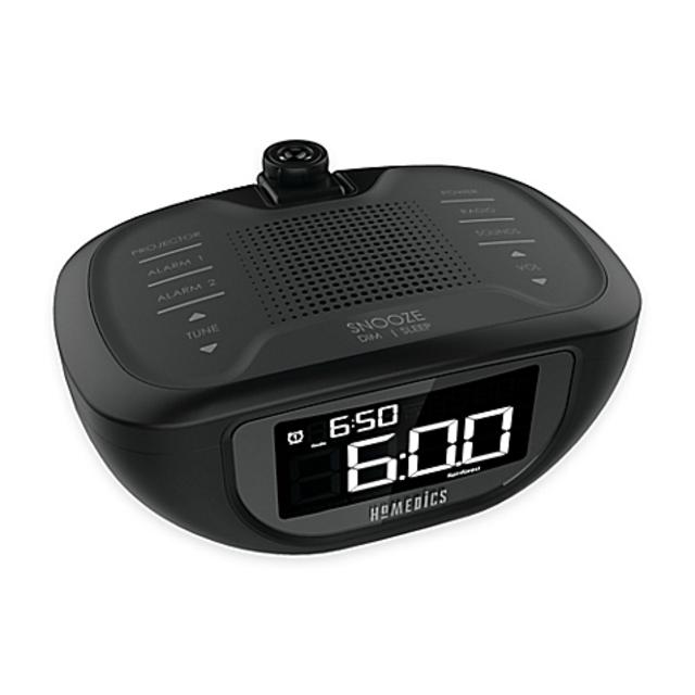 HoMedics® sleep solutions™ Projection FM Clock Radio