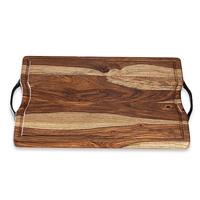 Real Simple® Sheesham Wood Cutting/Serving Board