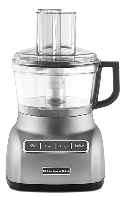 KitchenAid KFP0711CU 7 Cup Food Processor, Contour Silver