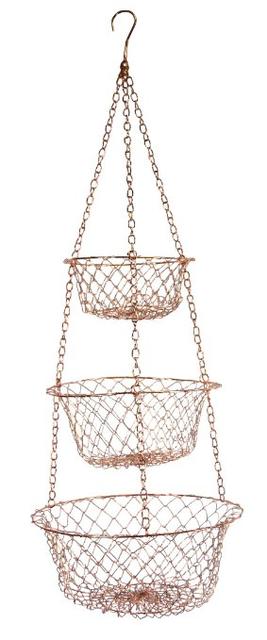 Fox Run Copper Hanging Baskets