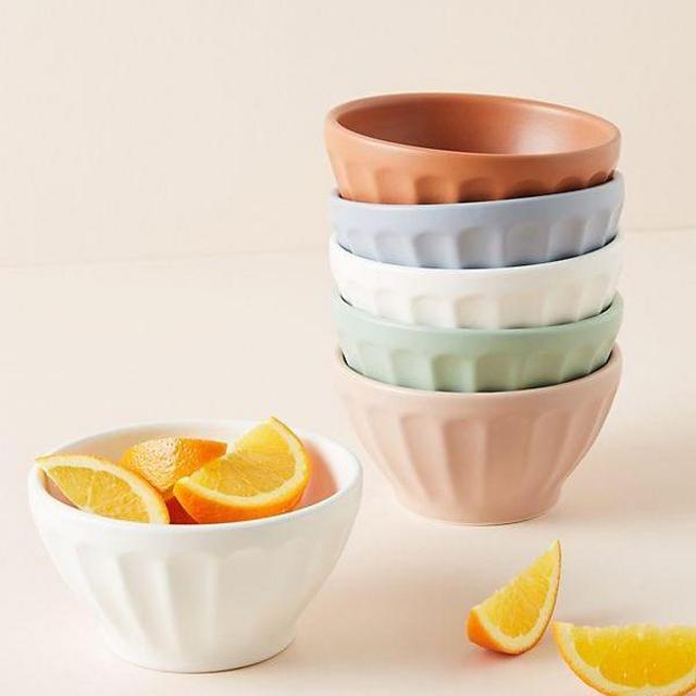 Matte Latte Bowls, Set of 6
