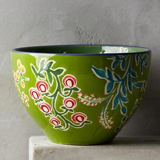 Bellina Blooms Bowl- Green