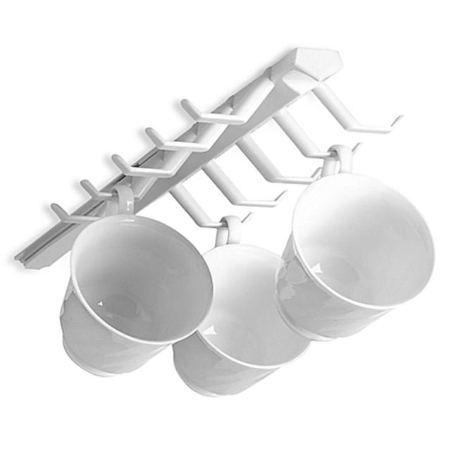 Spectrum™ Sliding Cup Rack 2-Pack in White