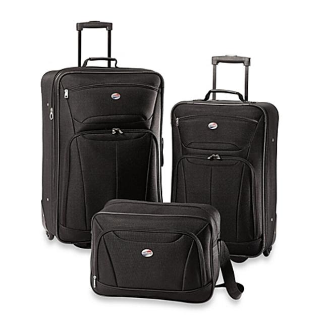 American Tourister® Fieldbrook II 3-Piece Luggage Set in Black