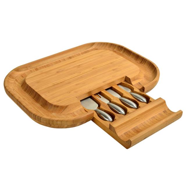 Picnic at Ascot Malvern Deluxe Rectangular Cheese Board Set