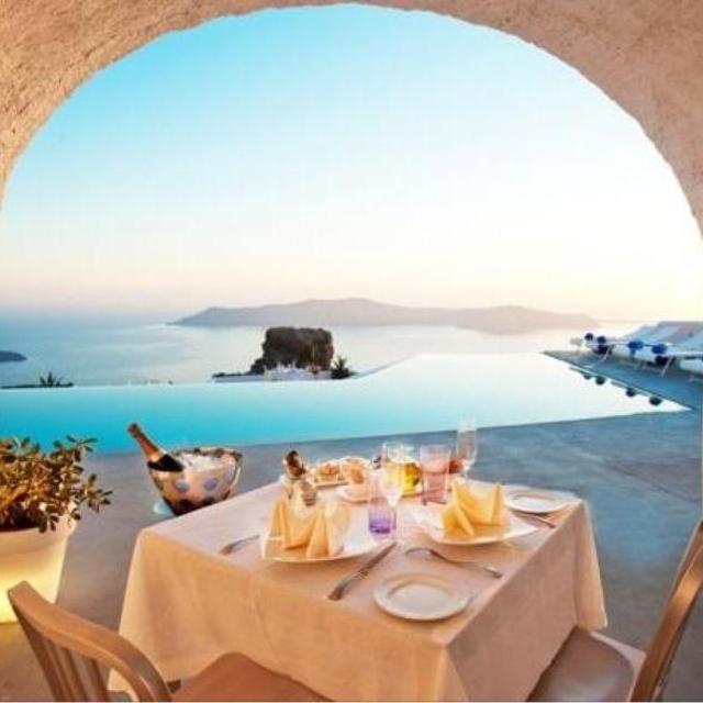 Romantic Dinner in Greece
