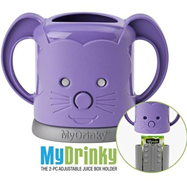 MyDrinky - The Adjustable Juice Box Holder LIME