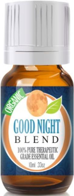 Good Night Blend (Organic) 100% Pure, Best Therapeutic Grade Essential Oil - 10ml (Comparable to DoTerra's Serenity & Young Living's Peace & Calming Blend)