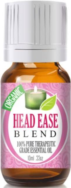 Head Ease Blend (Organic) 100% Pure, Best Therapeutic Grade Essential Oil - 10ml (Comparable to DoTerra's PastTense & Young Living's M-Grain Blend)