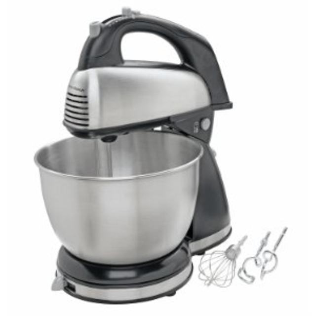 Hamilton Beach 64650 6-Speed Classic Stand Mixer, Stainless Steel
