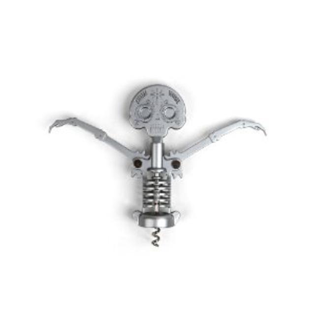 Kikkerland Day of the Dead Corkscrew