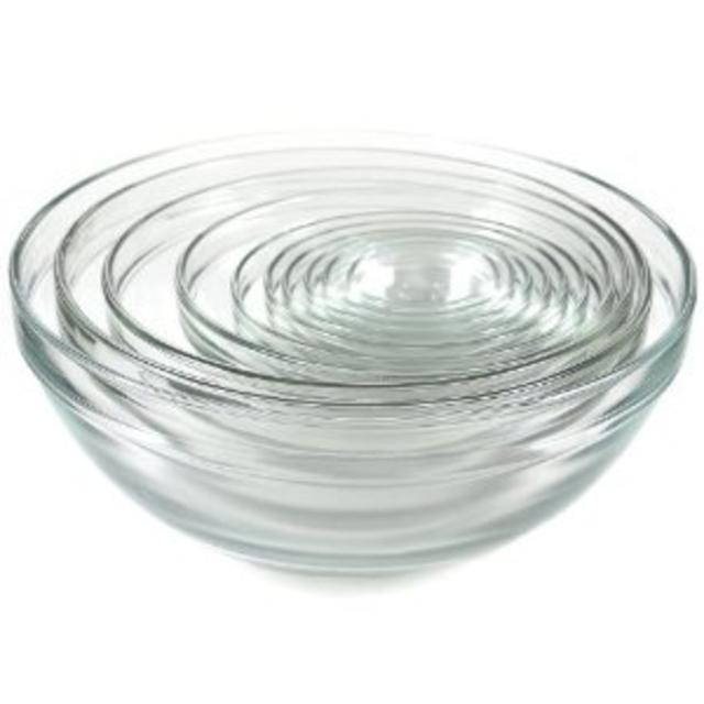 Anchor Hocking Glass Bowl Set - 10 pcs