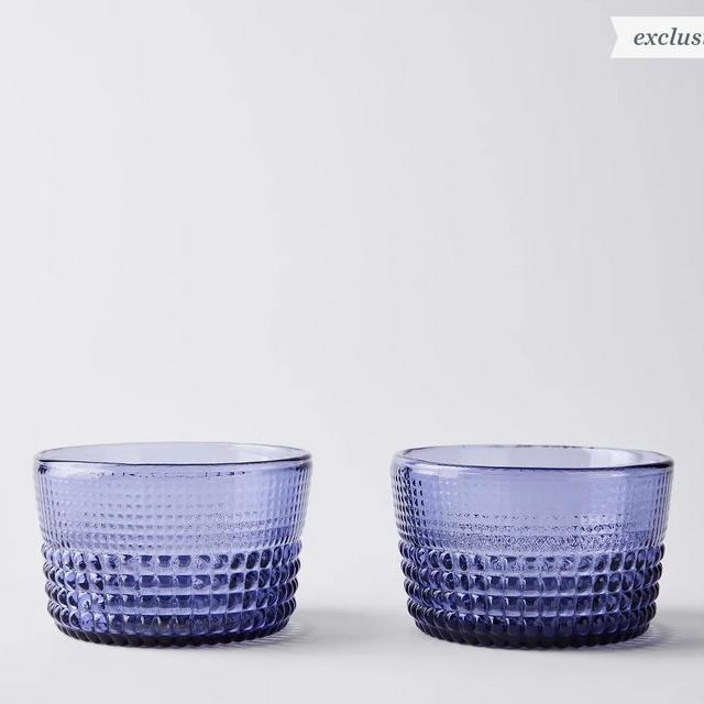 IVV Italian Retro Gelato Bowls (Set of 2) - Indigo