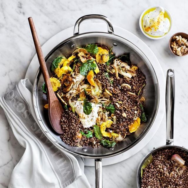 Williams Sonoma Signature Thermo-Clad™ 12" Stainless-Steel Fry Pan