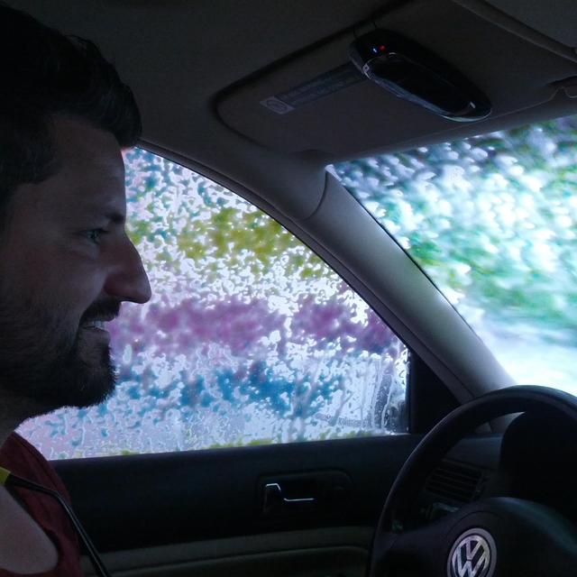 car washes with special rainbow foam