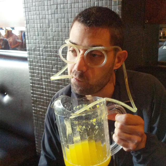 1 clean set of silly straws