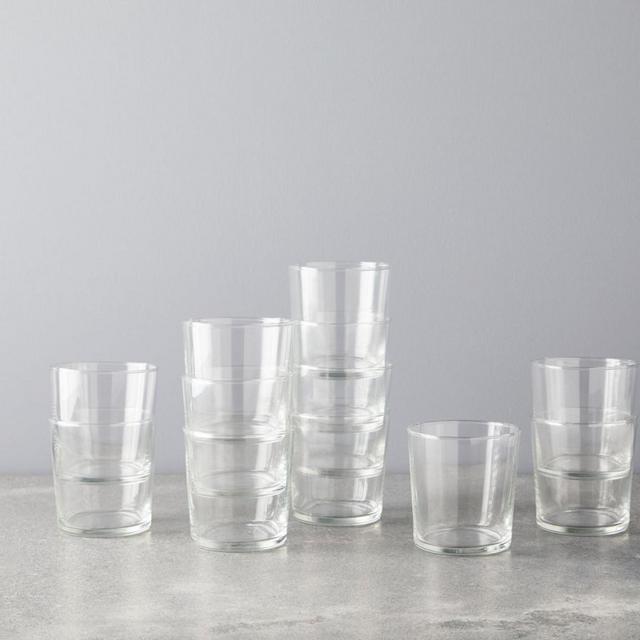 12.5oz Stackable Bodega Glasses