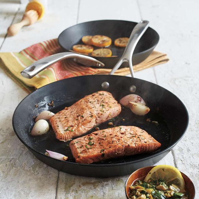 Sur La Table® Dishwasher-Safe Hard Anodized Nonstick Skillets, 10" & 12¼"