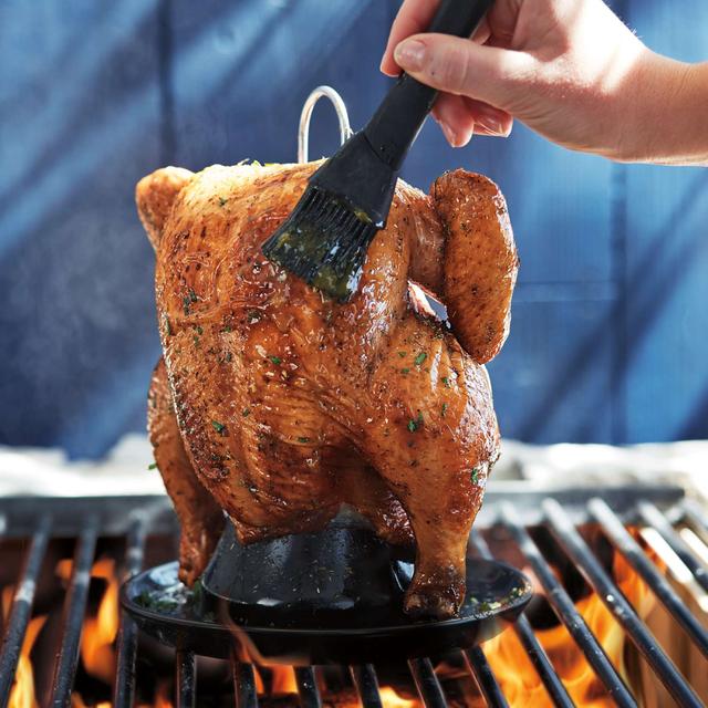 Sur La Table Pro-Ceramic Chicken Roaster
