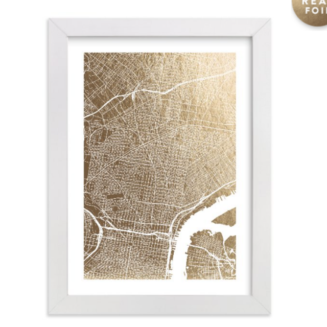 Philadelphia Map Wall Art