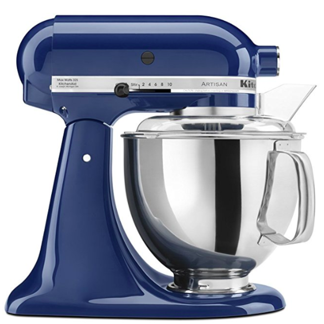 KitchenAid KSM150PSBW Artisan Series 5-Qt. Stand Mixer with Pouring Shield - Blue Willow